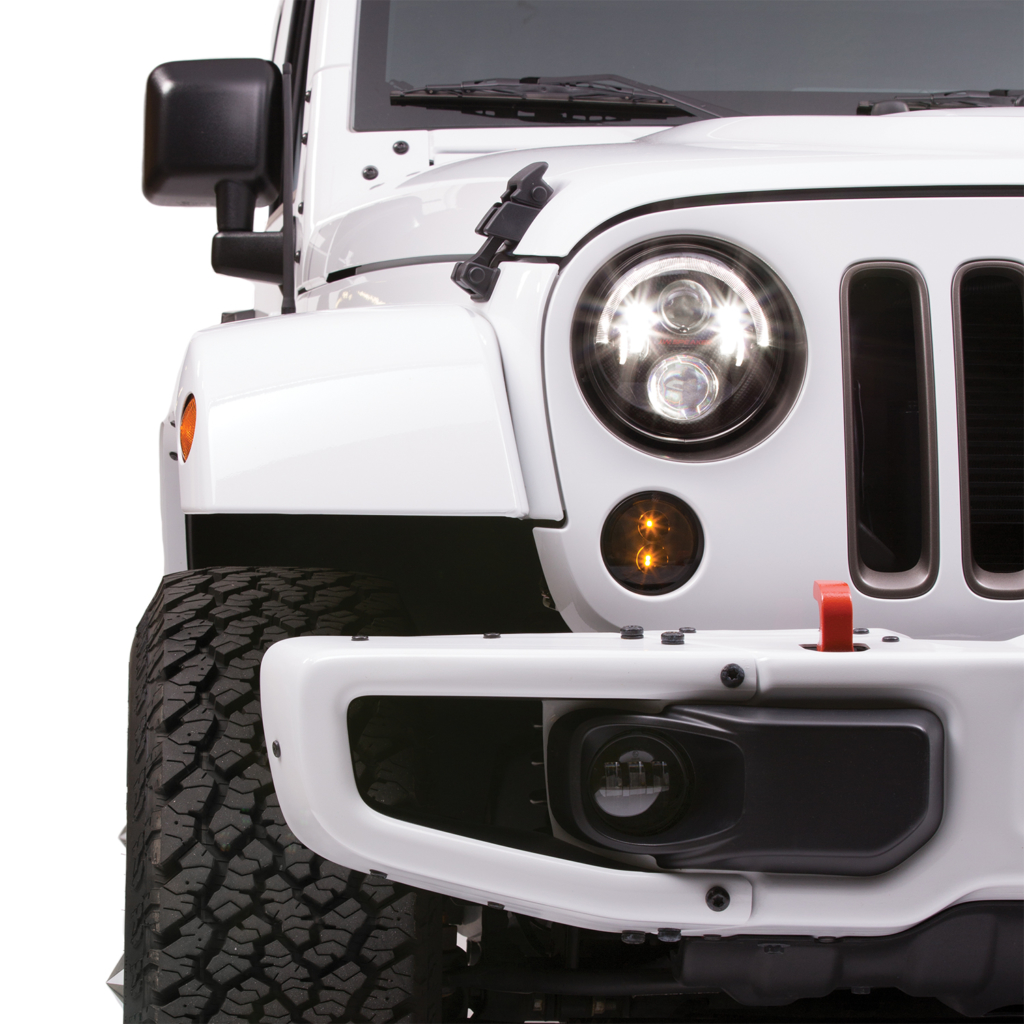 Jeep LED Lights - Model 8700 Evolution J2 Off Road Headlights