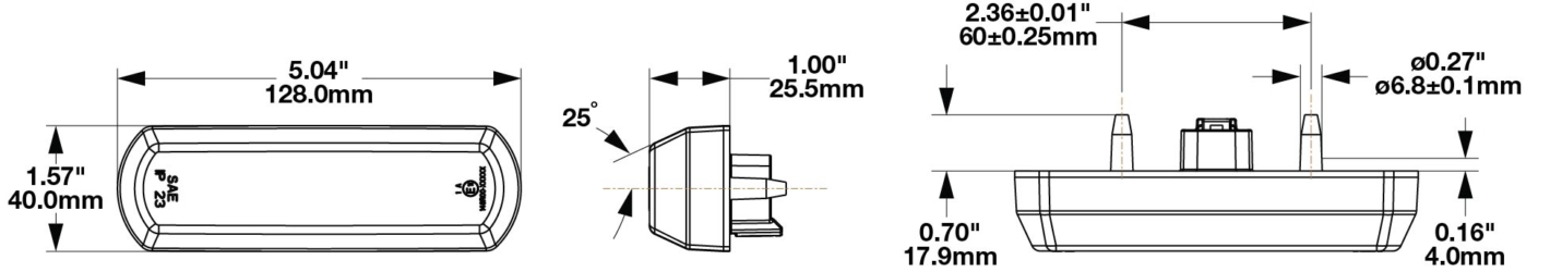 J.W. Speaker - Model 215 - Dimensions - 2023