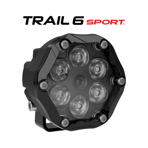 Round LED Off Road Lights - Model Trail 6 Sport