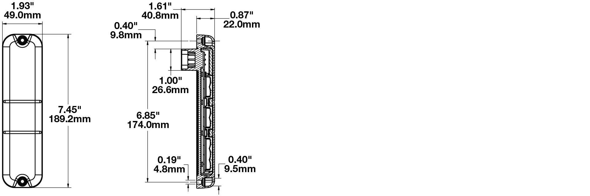 LED Stop, Tail, Turn & Backup Lights – Model 280