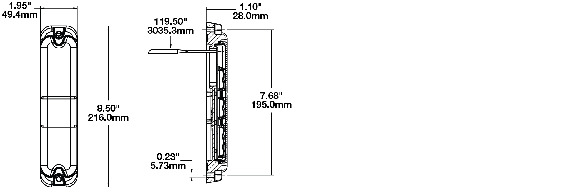 LED Stop light, Tail light & Turn Light – Model 283