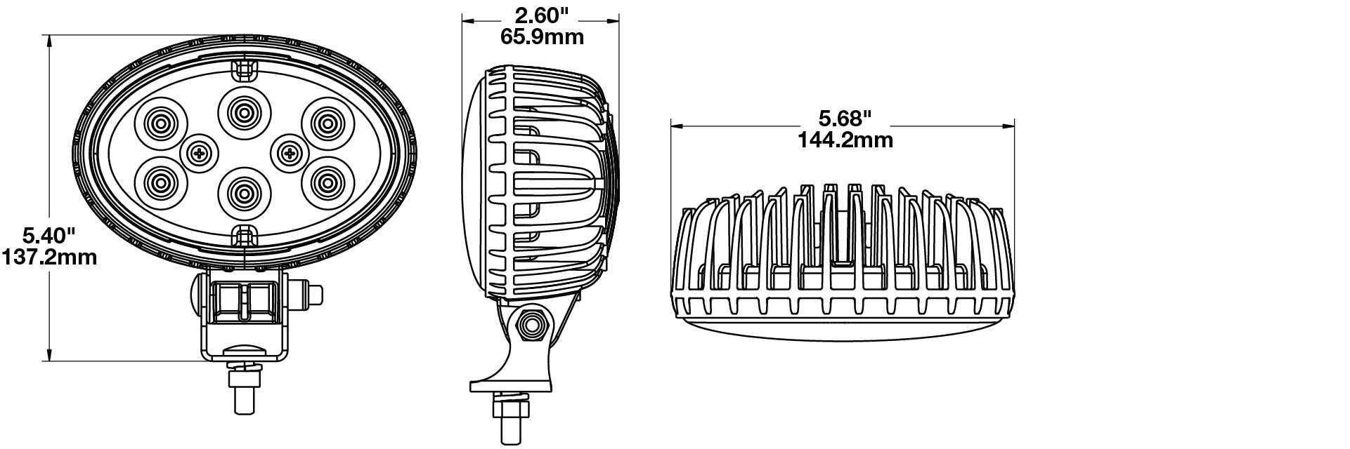 LED Work Light - Model 735 - LED Headlights | Aftermarket & OEM ...