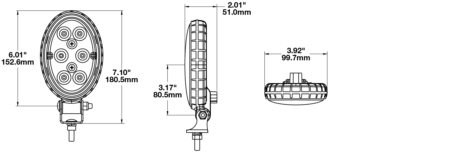 LED Work Lights - Model 771 XD - LED Headlights | Aftermarket & OEM ...